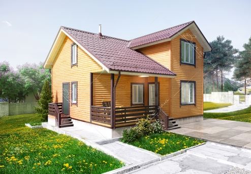 Каркасный дом KД-95-05