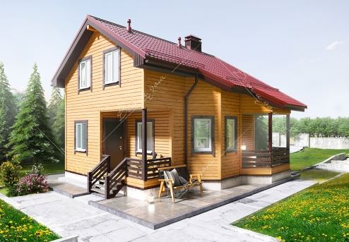 Каркасный дом KД-78-06